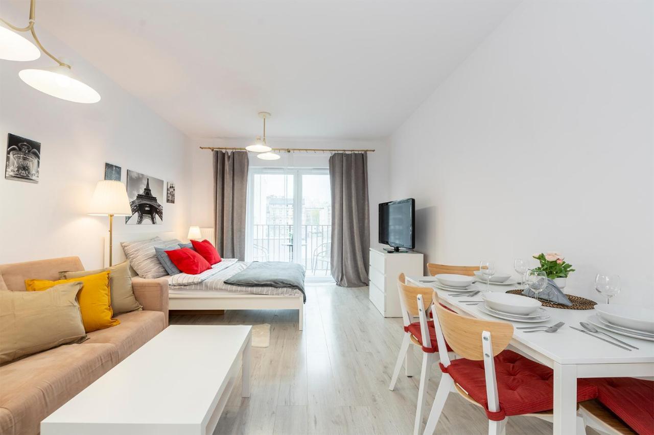 Luxury In City -3- Studio Bright & Secure Free Parking Łódź Extérieur photo