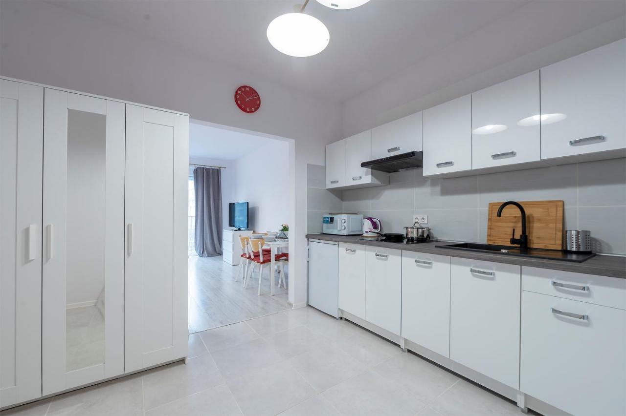 Luxury In City -3- Studio Bright & Secure Free Parking Łódź Extérieur photo