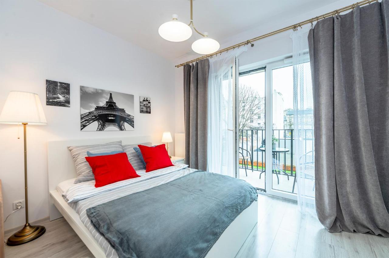 Luxury In City -3- Studio Bright & Secure Free Parking Łódź Extérieur photo