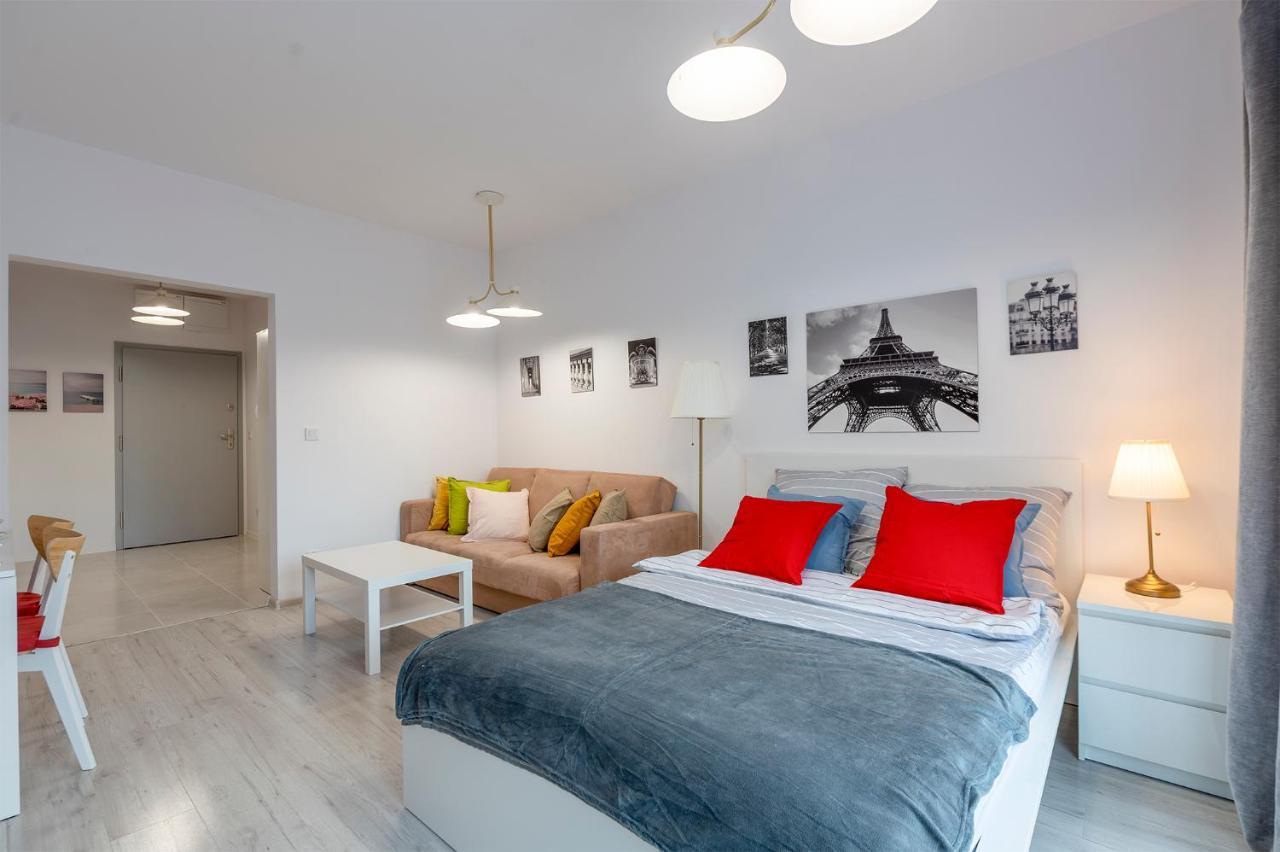 Luxury In City -3- Studio Bright & Secure Free Parking Łódź Extérieur photo
