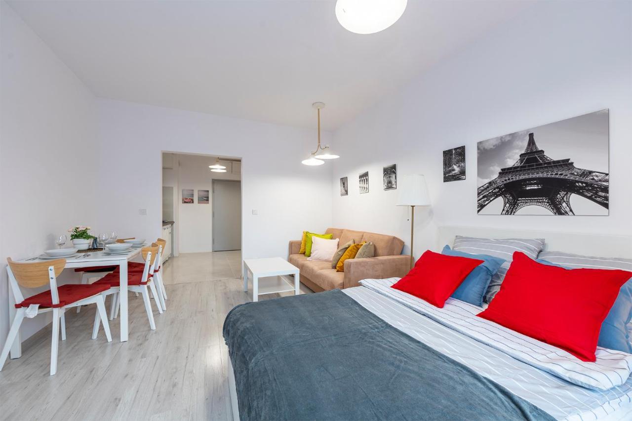 Luxury In City -3- Studio Bright & Secure Free Parking Łódź Extérieur photo